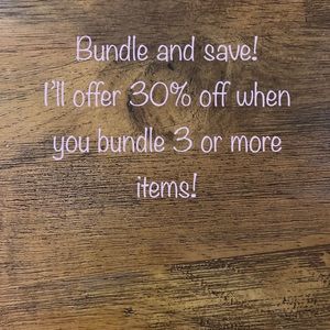 Discounts on bundles!